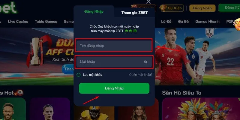 Lý do không thể đăng nhập Zbet là gì?